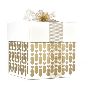 Big Cube "White - Gold"